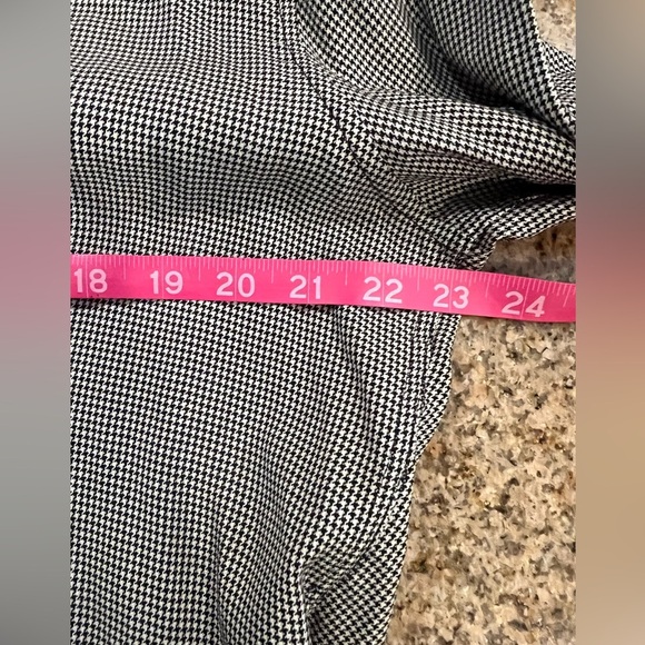 The Kooples Loose Fit Micro Houndstooth Shirt  Large NWT Collared Button front - Picture 5 of 11